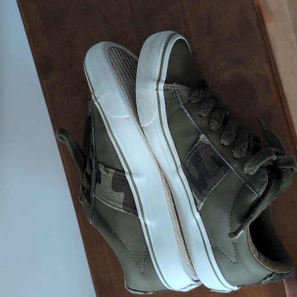 Polo by Ralph Lauren Kids Boys Olive Sneakers Size 2 - Picture 6 of 11